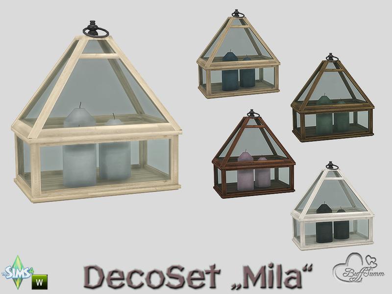 Mila Décor Set Candle Greenhouse