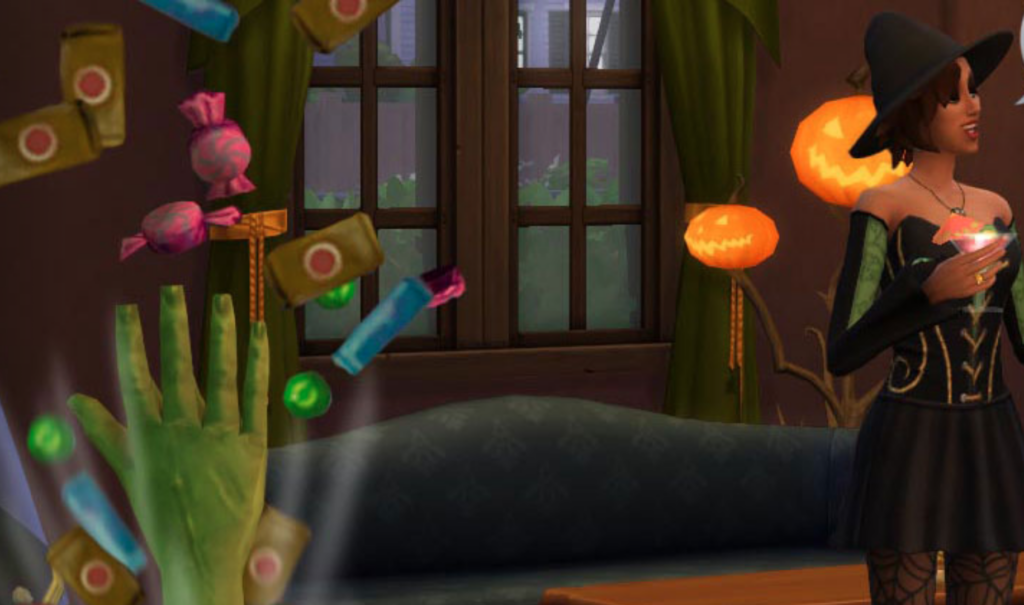 sims 4 spooky day